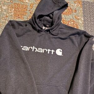 Carhartt Men's Heathered Blue Force Hoodie